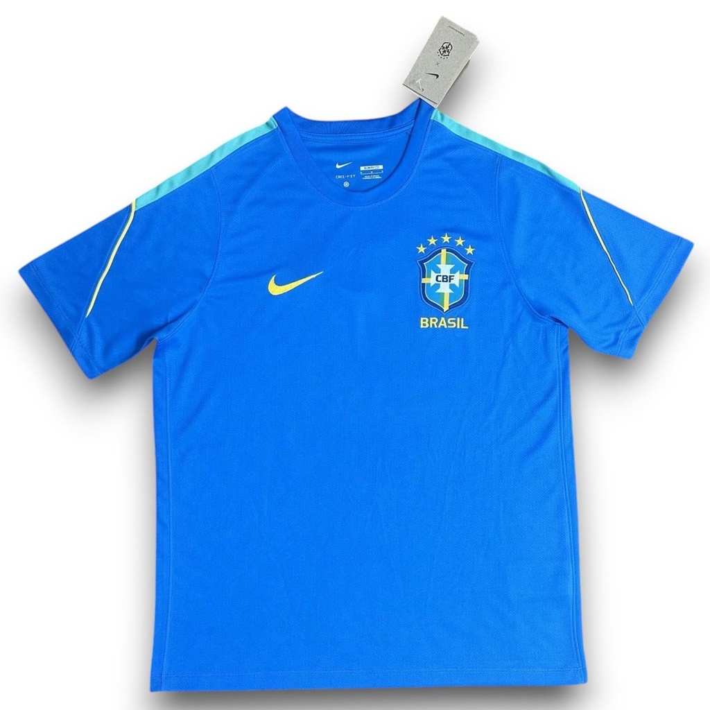 Camiseta Brasil 2026 Azul Entrenamiento