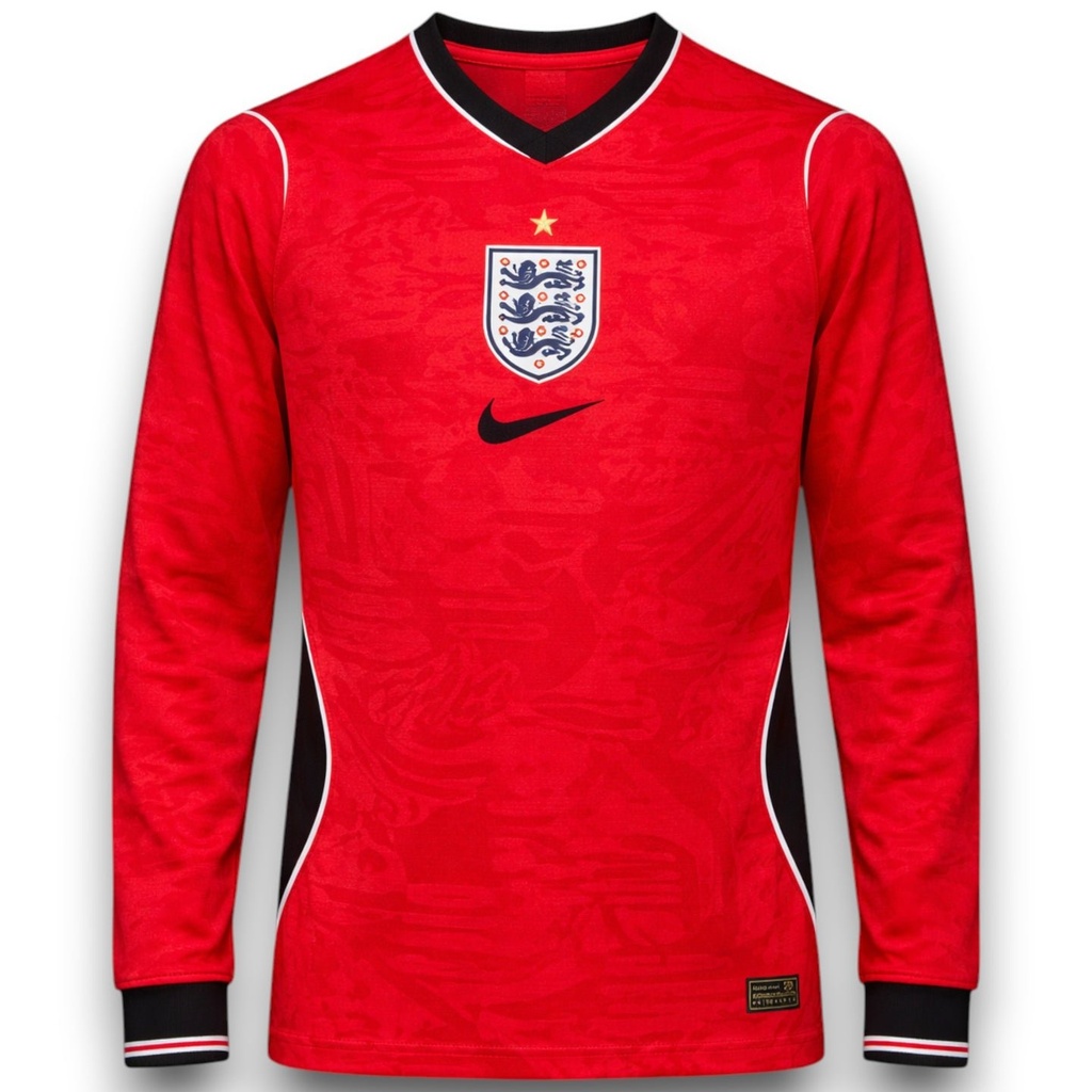 Camiseta Inglaterra 2026-2027 Visitante Manga Larga