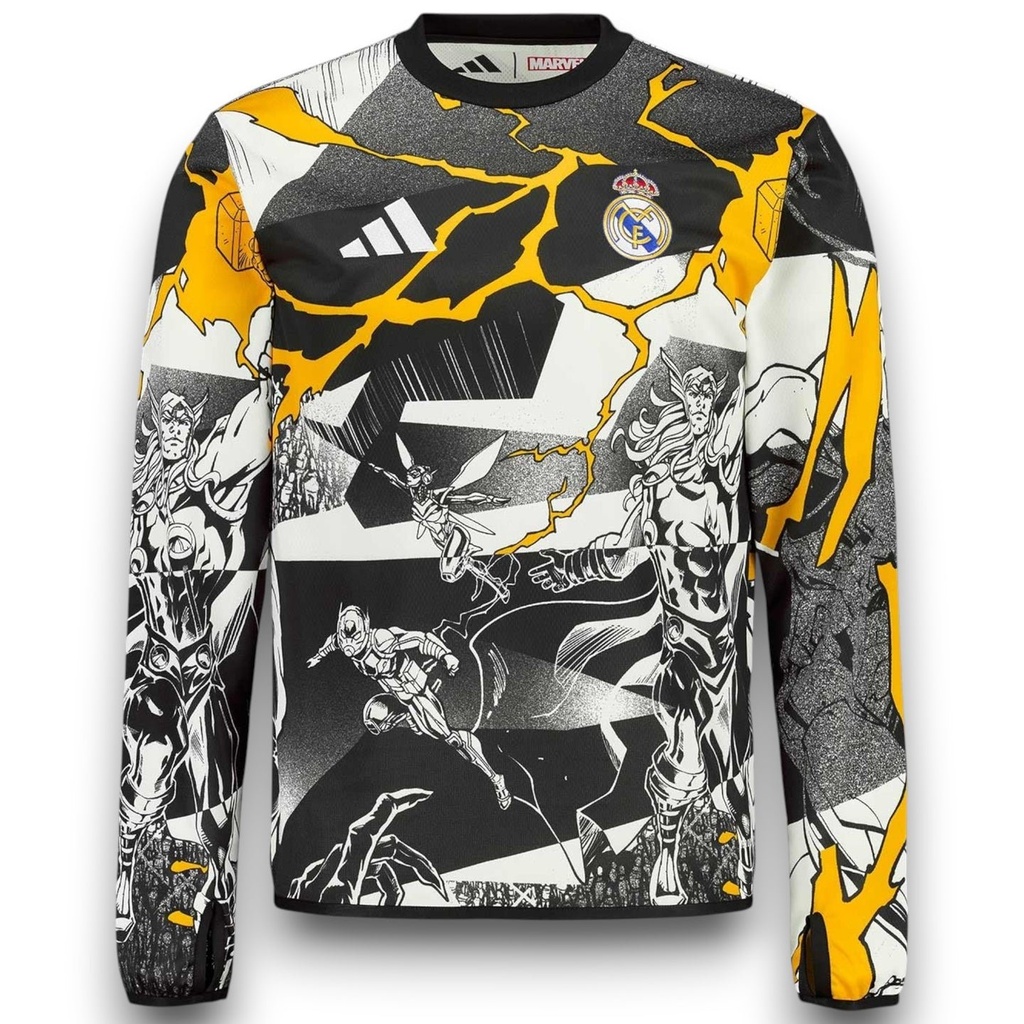 Camiseta Real Madrid x Marvel 2025-2026 Manga Larga
