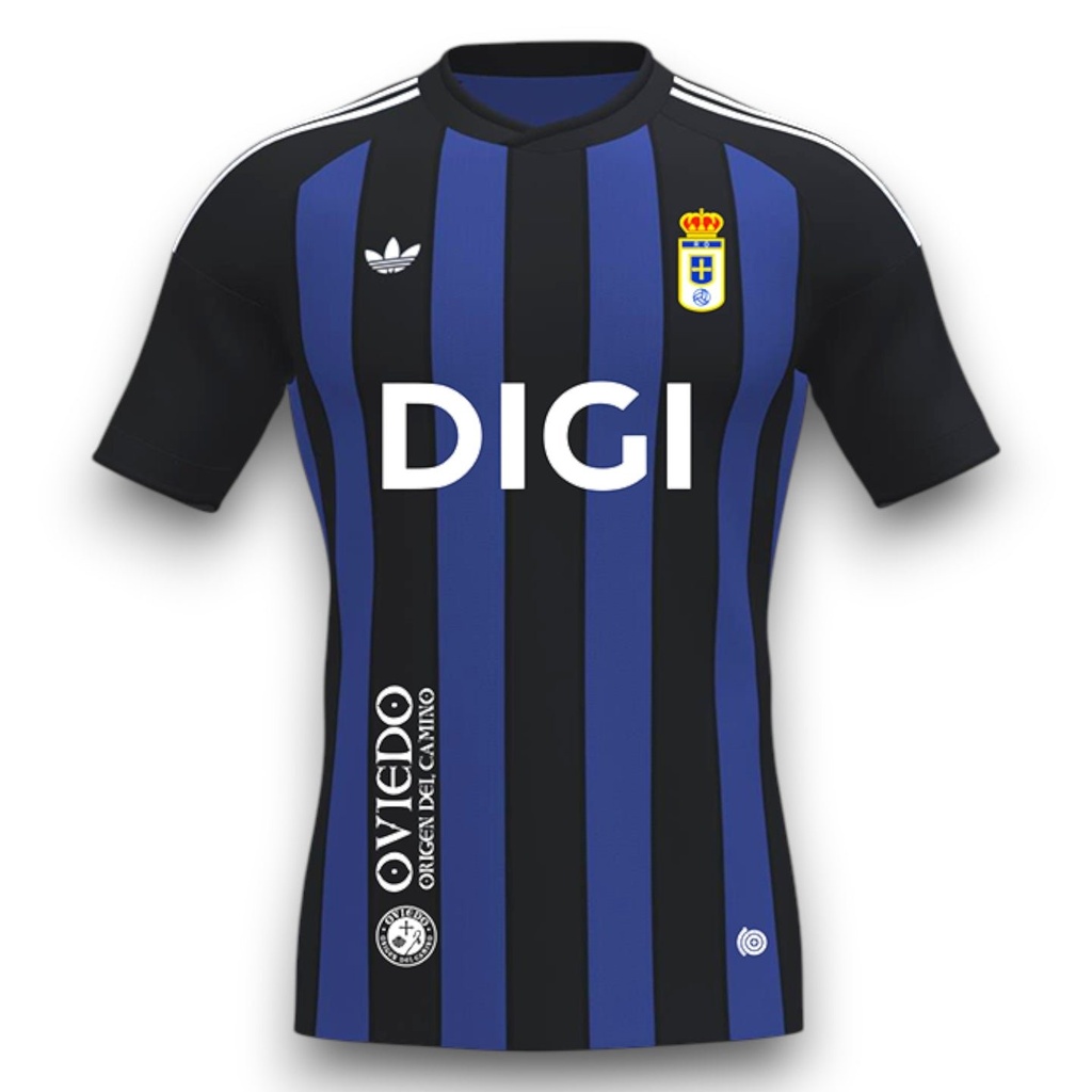 Camiseta Real Oviedo 2025-2026 Retro