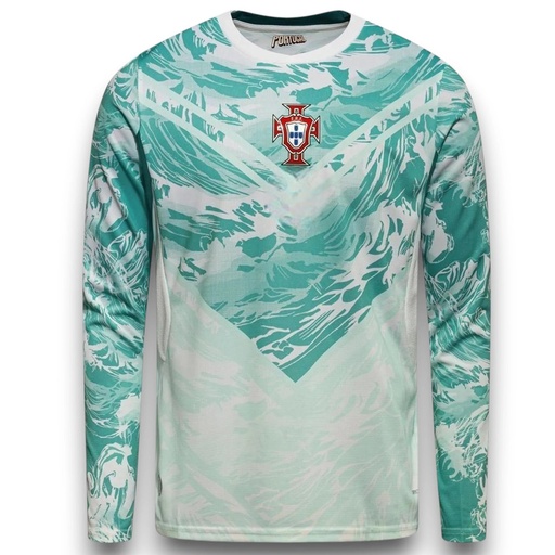 Camiseta Portugal 2026-2027 Visitante Manga Larga